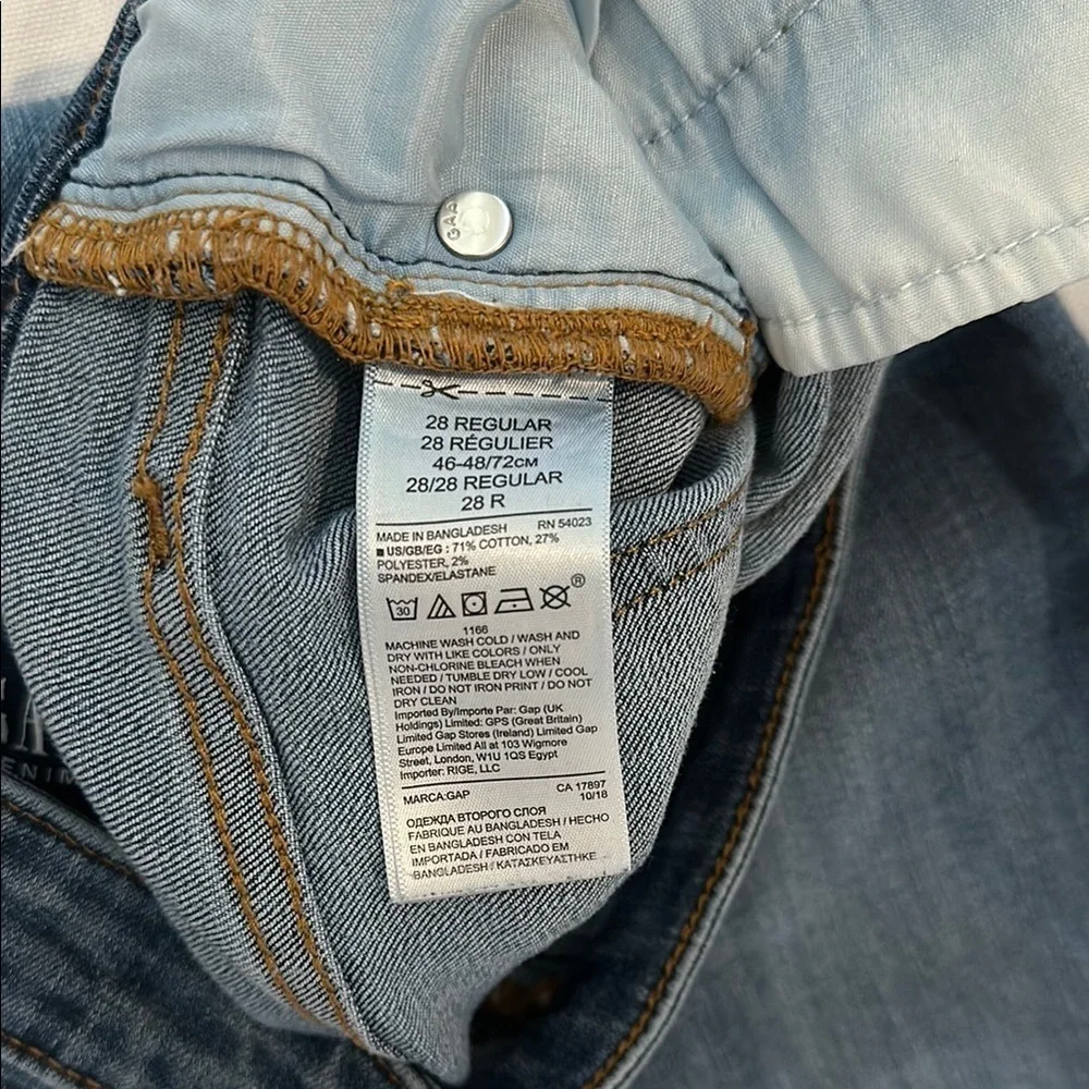 Gap Women's Blue Jeans - Picture 3 of 4